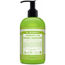 Dr. Bronner´s Shikakai Lemongrass Lim tekuté hydratační mýdlo na tělo i vlasy 355 ml