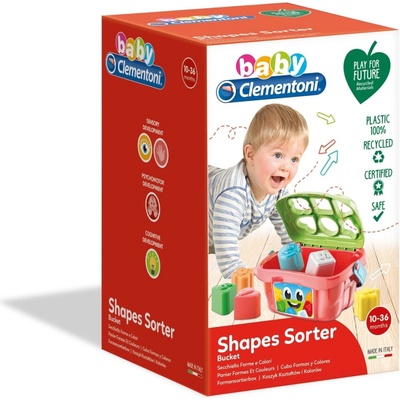 CLEMENTONI BABY Play For Future: Kyblík na třídění tvarů