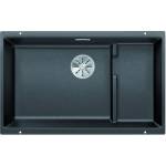 BLANCO Subline 700 - Мивка от Silgranit, 73x46 см, с аксесоари, черна 526003 (526003) Мивка за вграждане