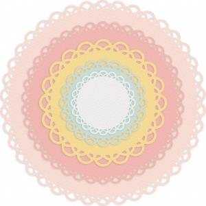Dalprint Cutting dies - circles with frill 5pcs
