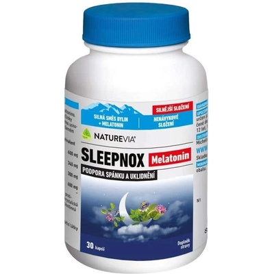 NatureVia Sleepnox Melatonin 30 kapsúl