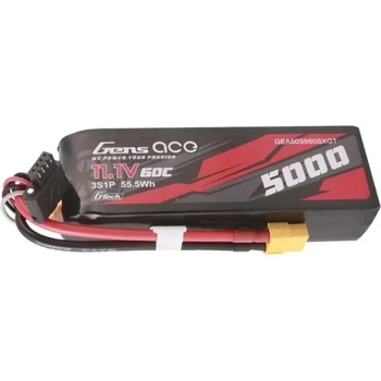 Gens ace Батерия Gens ace G-Tech, 5000mAh, 11.1V, 60C, 3S1P, Lipo с XT60 конектор (GEA503S60X6GT)