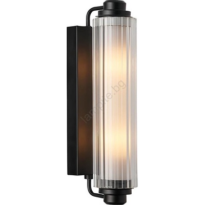 Nordlux - Осветление за огледало NIMAL, 2xE14/25W/230V, IP44, черно (NX0757)