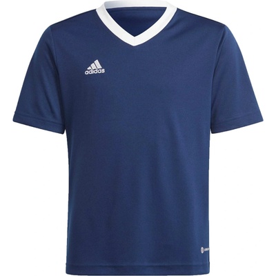 adidas Juniorský futbalový dres ENT22 JSY Y tmavo modrá biela