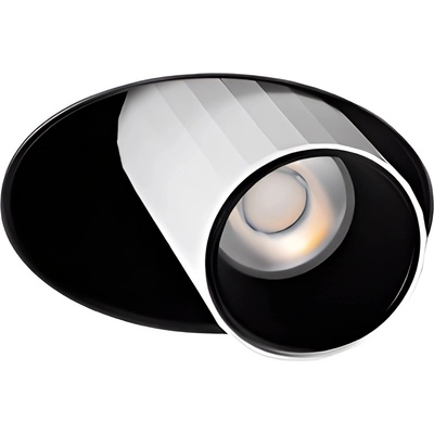 Polaris LED луна за вграждане Dani Trimless | Бяло с черно | 7W | 3000K | Цена 45, 01€ (88, 04 лв) (95)
