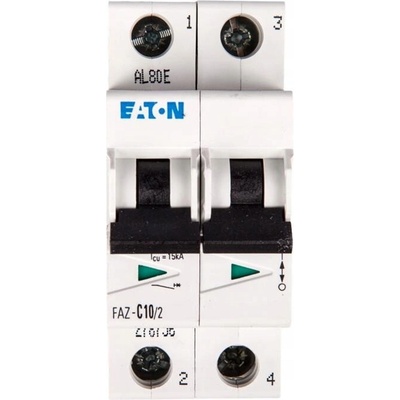 Nadproudový spínač Eaton 690 V IP20 10 A 278756 / FAZ-C10/2