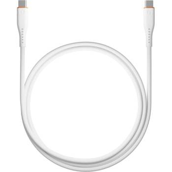 S-Link Кабел S-Link - SW-C135 (3A, 60W, бързо зареждане, от Type-C към Type-C, кабел за данни+зарядно, 2 м, бял) 37540 (37540)