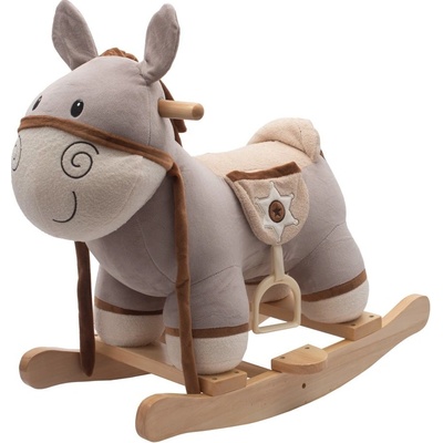 PlayTo dětská houpací Donkey oslík fialový