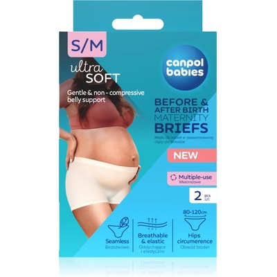 Canpol babies Maternity Briefs бельо за бременни и родилки 2 в 1 размер S/M 2 бр