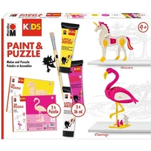 Marabu KiDS Little Artist Paint&Puzzle Unicorn