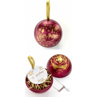 Carat Shop Vánoční koule Harry Potter s náhrdelníkem Nebelvír