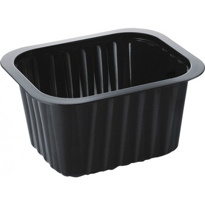DUNI Tácka sdish pp čierna 1-dielna 138x114x70 mm 630 ml zata