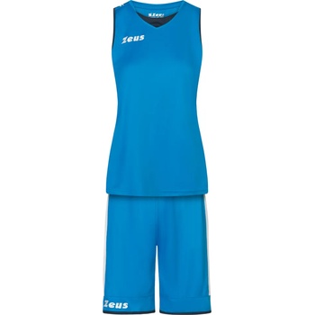 Zeus Дамски къси панталони Zeus Kit Flora Women Basketball Jersey with shorts royal blue