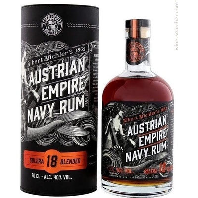 Austrian Empire Solera Blended Navy Rum 18 40% 0,7 l (tuba)