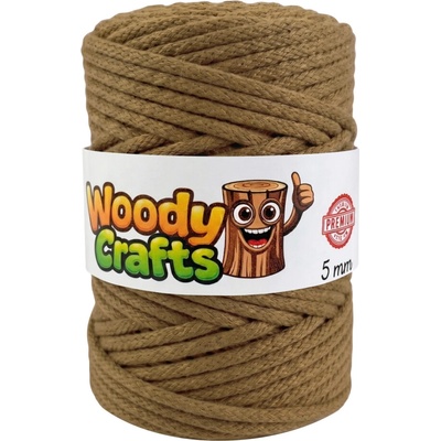 Woody Crafts Woody PREMIUM 5 mm (100m) - Světle hnědá (Light Brown)
