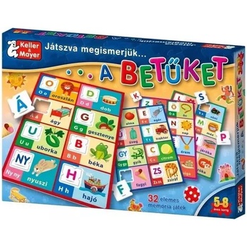 Keller&Mayer Чрез играта, учим буквите - образователна игра на унгарски език (712116)