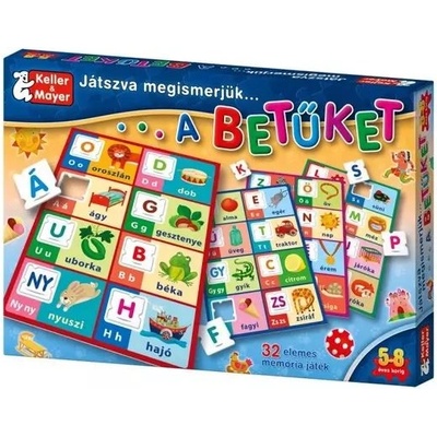 Keller&Mayer Чрез играта, учим буквите - образователна игра на унгарски език (712116)
