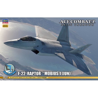 Hasegawa F-22 Raptor Ace Combat 7 Skies Mobius 1 SP571 1:48