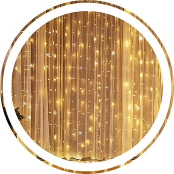Solight 1V10 LED vianočný záves na okná 300 LED časovač 8 funkcií USB
