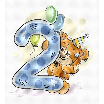 Luca-S Цифра " 2" - гоблен със схема b1230