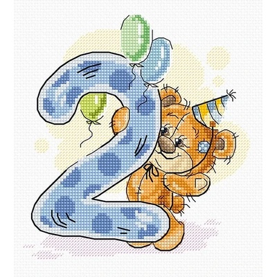 Luca-S Цифра " 2" - гоблен със схема b1230