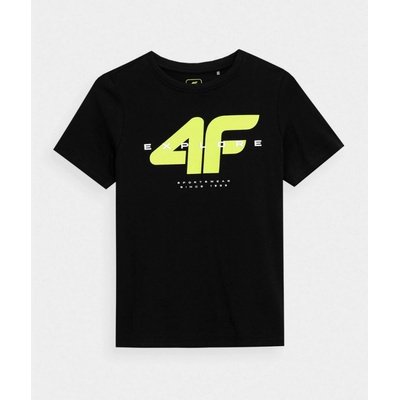 4F dětské tričko 4FJSS23TTSHM290 deep black