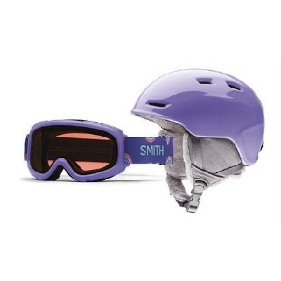 Helma + brýle Smith ZOOM JR/GAMBLER Thistle / RC36 velikost YM
