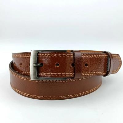 Penny Belts pánský opasek Jeans hnědý opasek Jeans