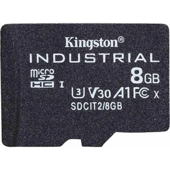 Kingston microSDHC 8GB UHS-I Industrial Temp + adapter SDCIT/8GB