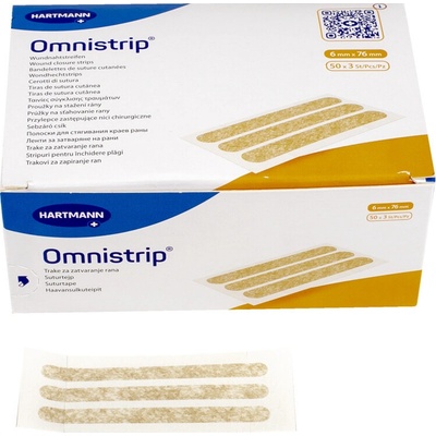 HARTMANN RICO spol. s r.o. Omnistrip náplasťové stehy 76 x 6 mm 3 ks 50 ks