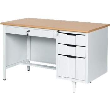 Carmen Метално бюро Carmen CR-1310 K - сиво / бук (3580311)