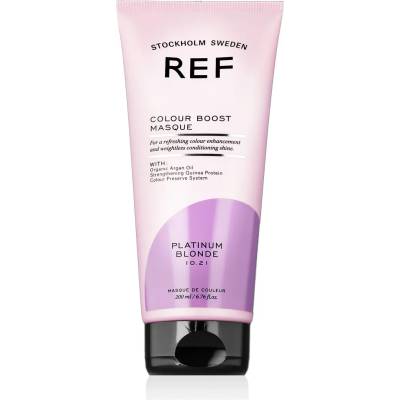 Ref Stockholm Colour Boost Masque Боя за коса 200 ml цвят Platinum Blonde 10.21