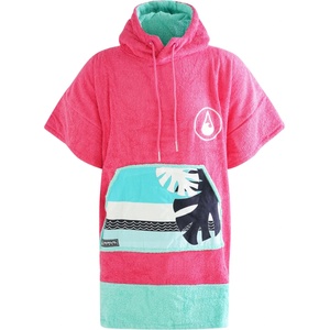 Wave Hawaii Детско пончо за сърф Wave hawaii Kid's Poncho Pink Wave Surf poncho - Pink / Türkis - размер XS (750-2942-0111)