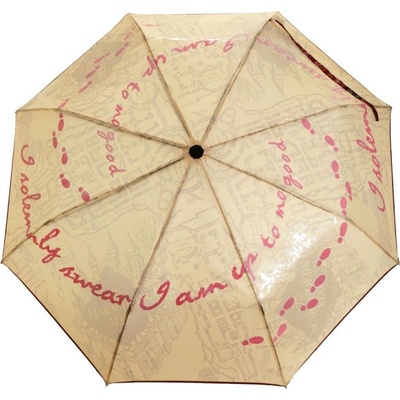 Half Moon Bay Harry Potter Pobertův plánek deštník hnědý – Zboží Dáma