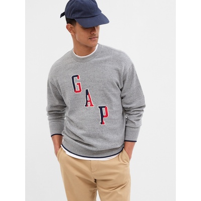 GAP Пуловер с лого Gap GAP GAP | Siv | МЪЖЕ | XS
