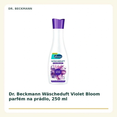 Dr. Beckmann vůně na prádlo Violet Bloom pro pračky a sušičky 250 ml