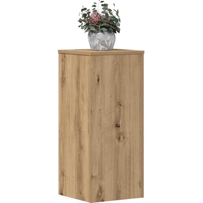 vidaXL Стойки за растения 2 бр дъб артизан 30x30x70 см инженерно дърво (852932)
