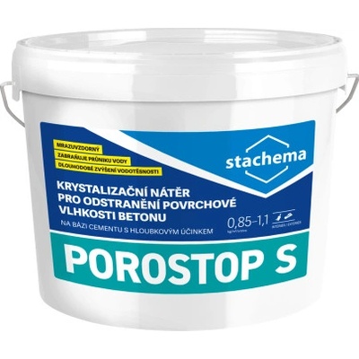 Stachema POROSTOP S Kryštalizačný náter na odstránenie povrchovej vlhkosti betónu 20 kg
