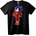 NOONEBRAND Тениска Sonic като The Flash - 7XL, Black