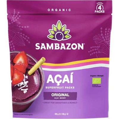 Dreň Acai s guaranou 400g Sambazon