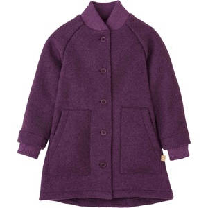 disana Детско вълнено яке disana Kid's Walk Coat - Aubergine - размер 110/116 (EU) (703-4130-0513)