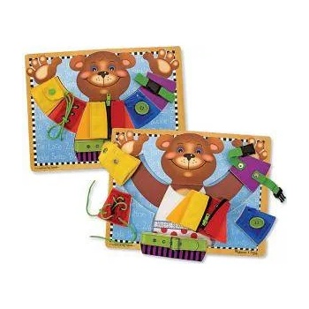Melissa & Doug Активити игра - Дървен борд за Основни умения, 13784 Melissa and Doug, 000772137843