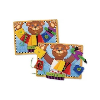 Melissa & Doug Активити игра - Дървен борд за Основни умения, 13784 Melissa and Doug, 000772137843