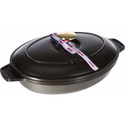 STAUB Kastrol oválný 23x17 cm/1l černý 1332325