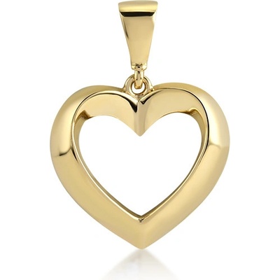 Lillian Vassago Celozlatý přívěsek srdíčko LLV11 GP082Y