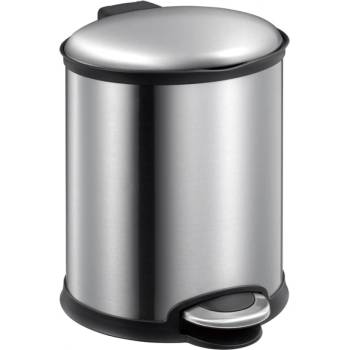 EKO-Europe EKO Кош за отпадъци с педал ELLIPSE- 6 литра - мат (EKO 932506 - Matt s/s)