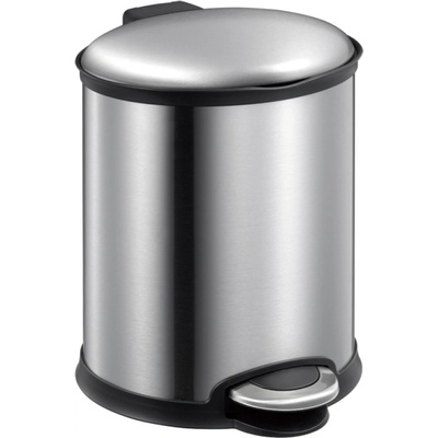 EKO-Europe EKO Кош за отпадъци с педал ELLIPSE- 6 литра - мат (EKO 932506 - Matt s/s)