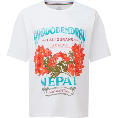 Sherpa Дамска тениска Sherpa Women's Tarcho Rhododendron Tee T-shirt - Katha White (916-6736-0212)