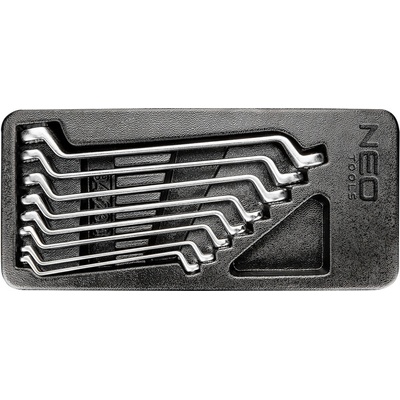Neo Tools Očkové klíče ohnuté 6-22 mm sada 8 ks 84-233
