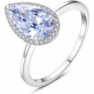 Silenti Jewelry Сребърен пръстен "Изящност" - 8 - 57мм (18.1мм диам. )